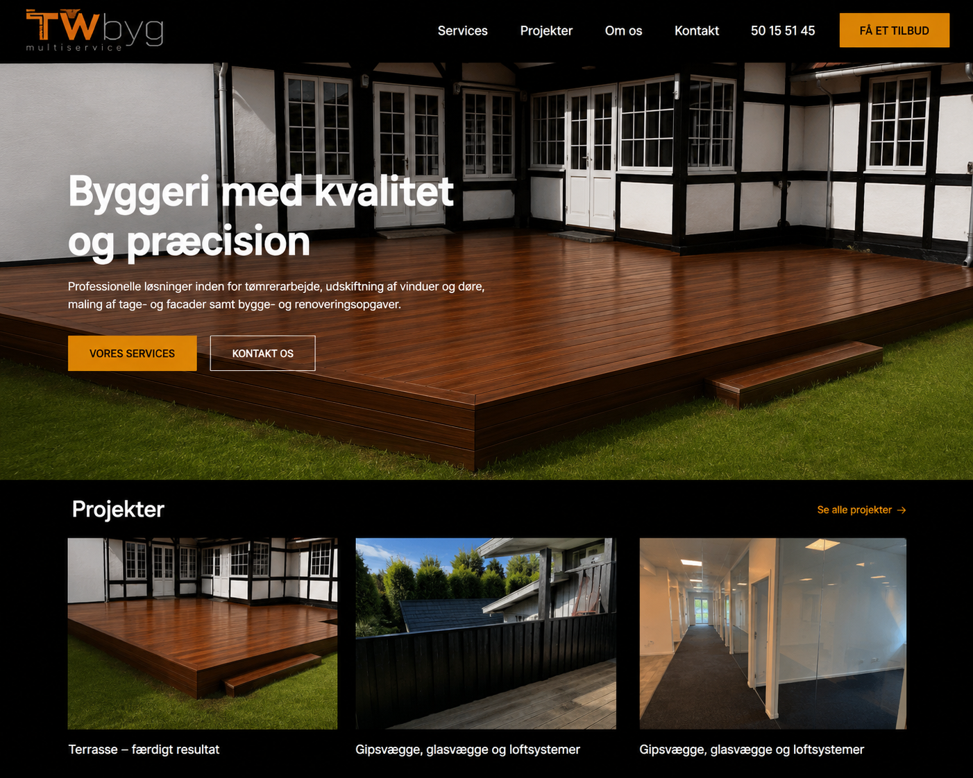 Terrasse – færdigt resultat